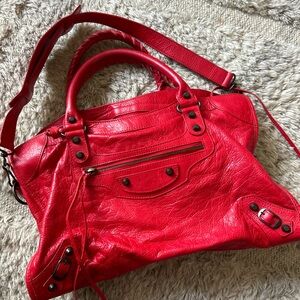 Balenciaga City Bag (red)